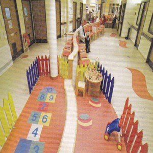 儿童医院地板工程-雅卓